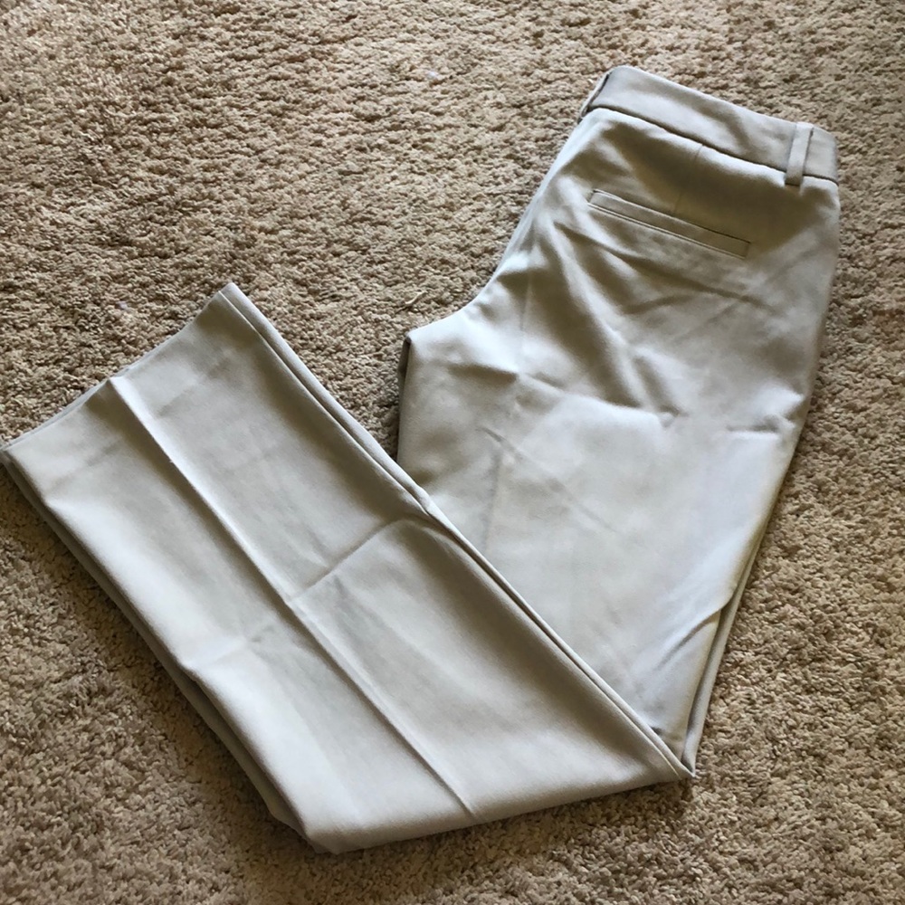 NWT: Editor Barely Boot Tan Dress Pant